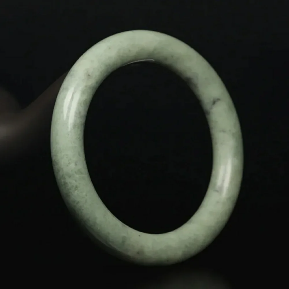 Natural Green Chinese Guizhou Jade Jadeite Quartz Gemstone Bangle Bracelet JK618